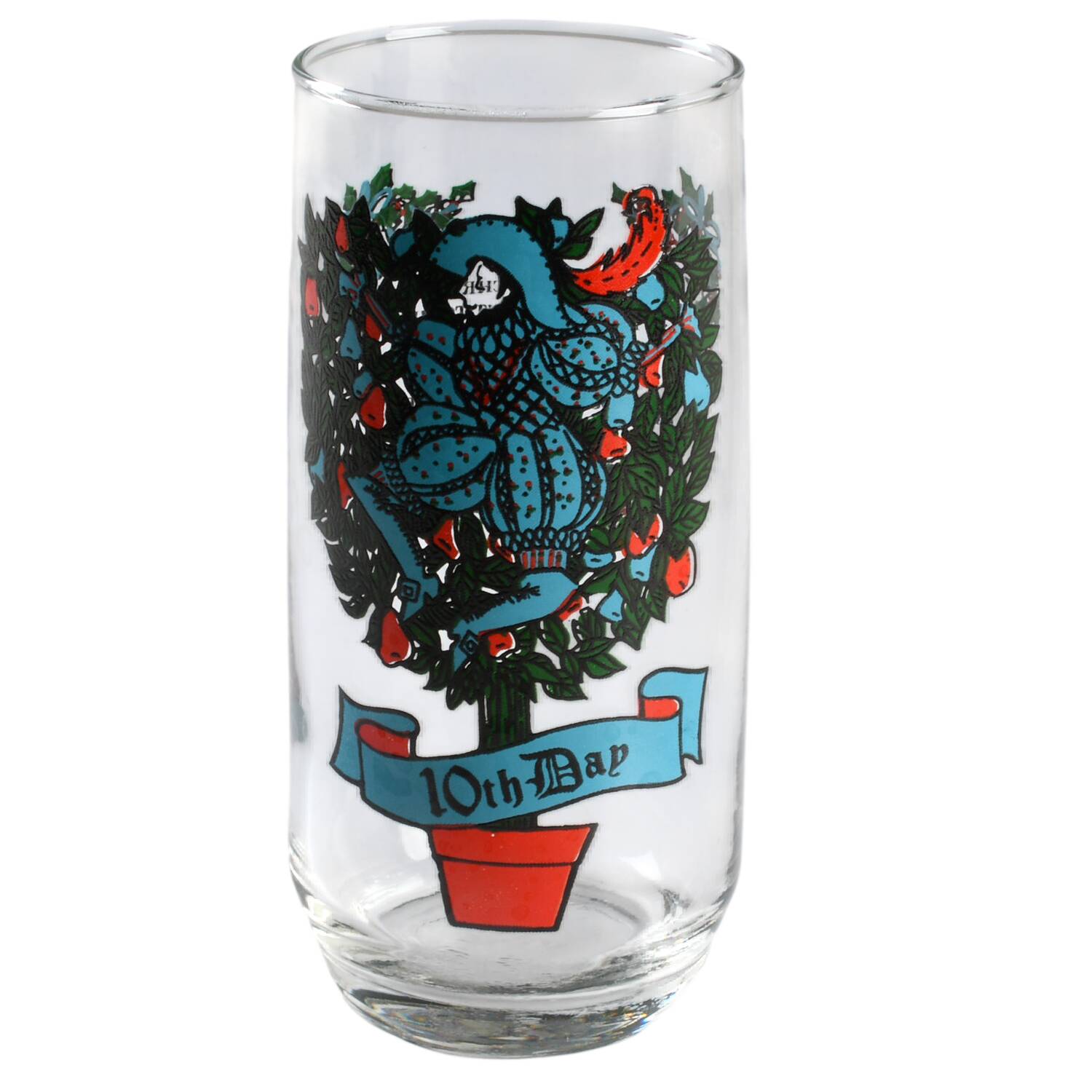 Twelve Days of Christmas 14 Oz Flat Tumbler by Anchor Hocking-1