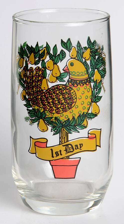 Twelve Days of Christmas 10 Oz Flat Tumbler by Anchor Hocking-1