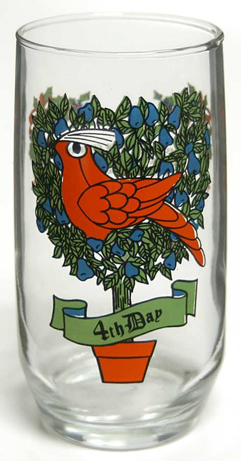 Twelve Days of Christmas 10 Oz Flat Tumbler by Anchor Hocking-1