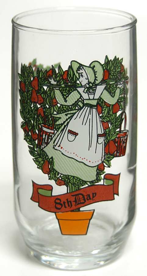 Twelve Days of Christmas 10 Oz Flat Tumbler by Anchor Hocking-1