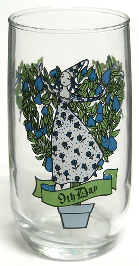 Twelve Days of Christmas 10 Oz Flat Tumbler by Anchor Hocking-1