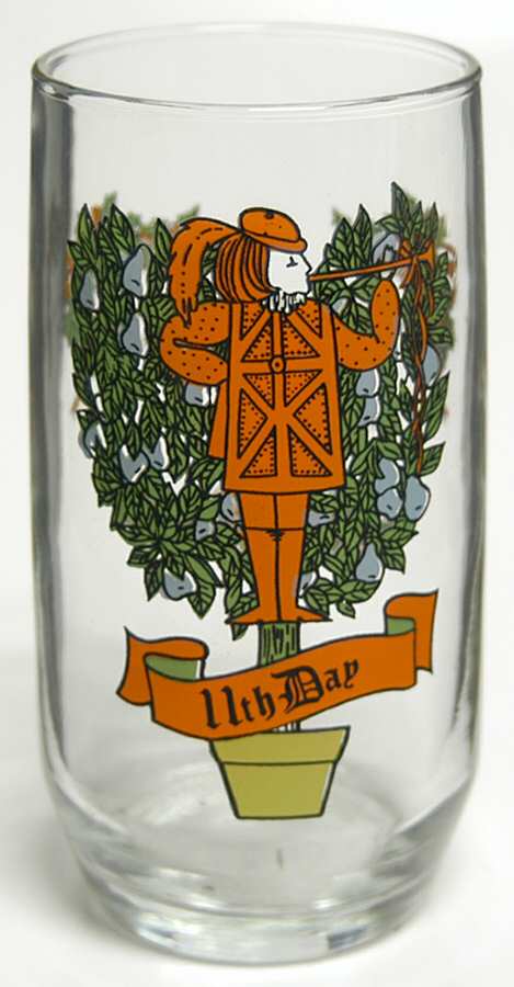 Twelve Days of Christmas 10 Oz Flat Tumbler by Anchor Hocking-1