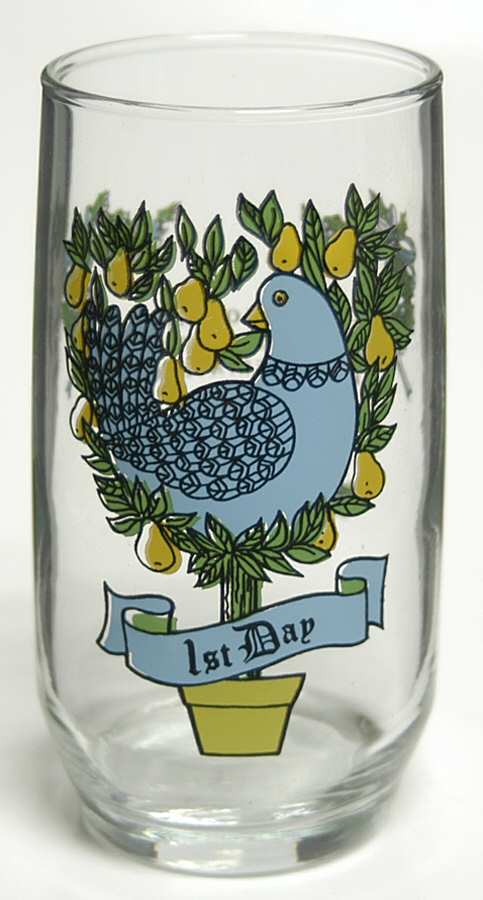 Twelve Days of Christmas 10 Oz Flat Tumbler by Anchor Hocking-1
