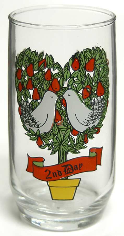 Twelve Days of Christmas 10 Oz Flat Tumbler by Anchor Hocking-1