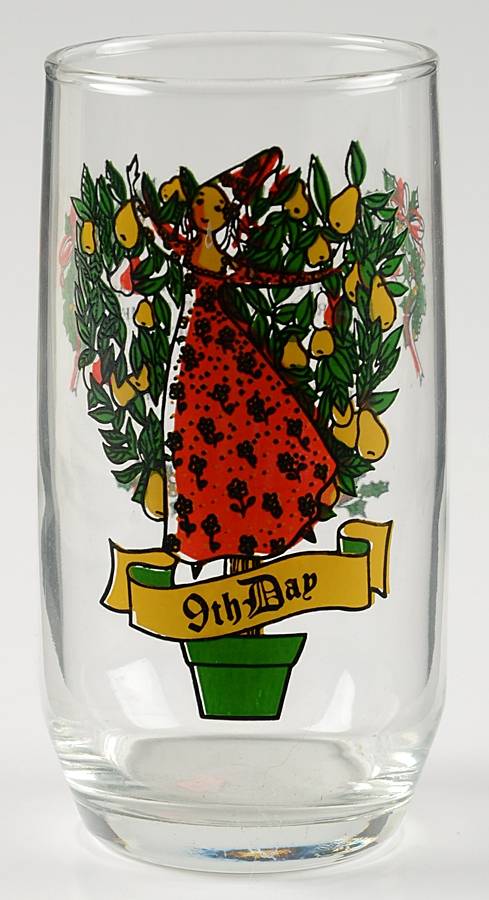 Twelve Days of Christmas 10 Oz Flat Tumbler by Anchor Hocking-1