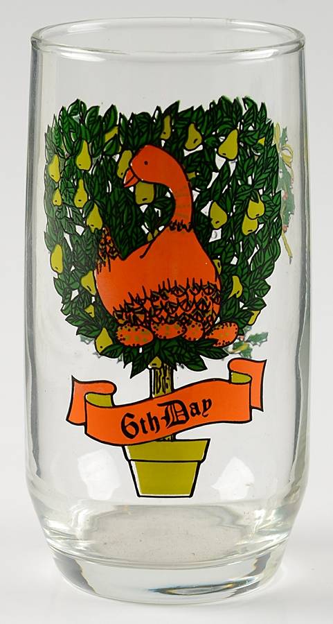 Twelve Days of Christmas 10 Oz Flat Tumbler by Anchor Hocking-1