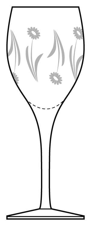 Daisy Water Goblet by Artel-1