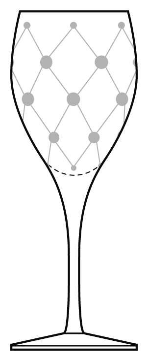 Harlequin Water Goblet by Artel-1