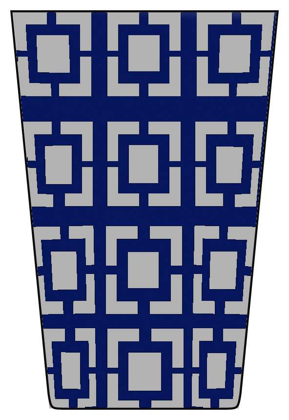 Mod Ink (Dark Blue) Flat Tumbler by Artel-1