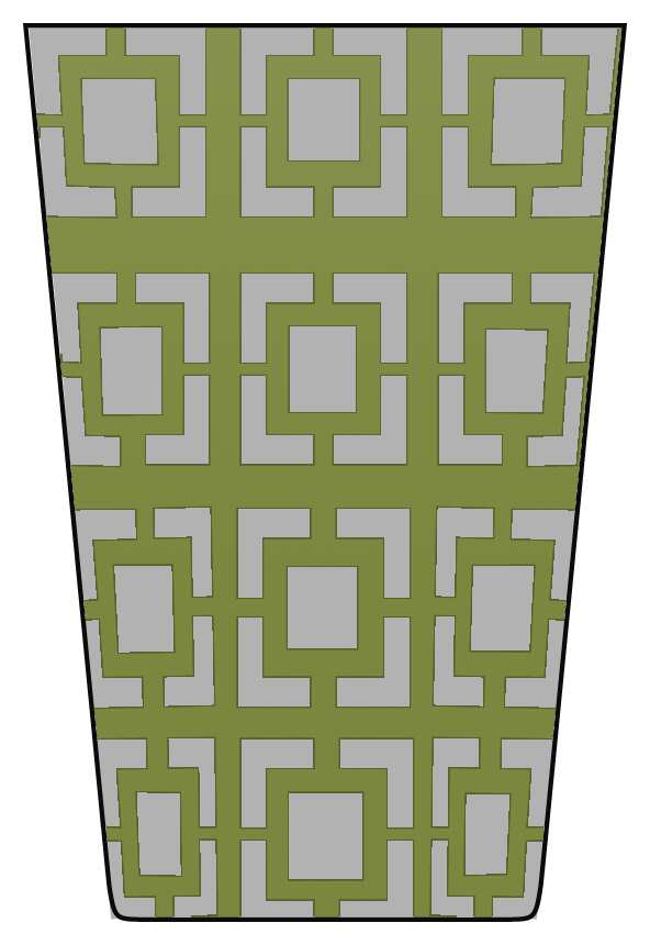 Mod Olive Green Flat Tumbler by Artel-1