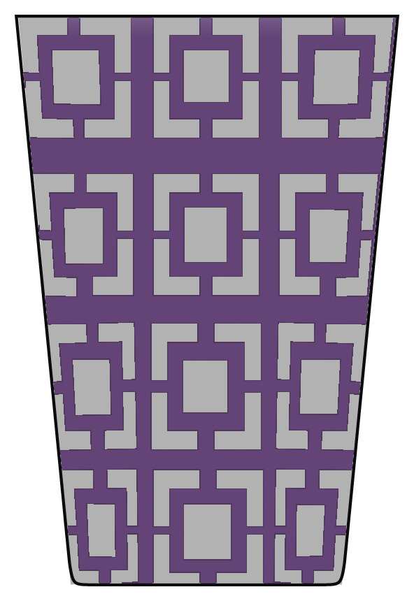 Mod Purple Flat Tumbler by Artel-1