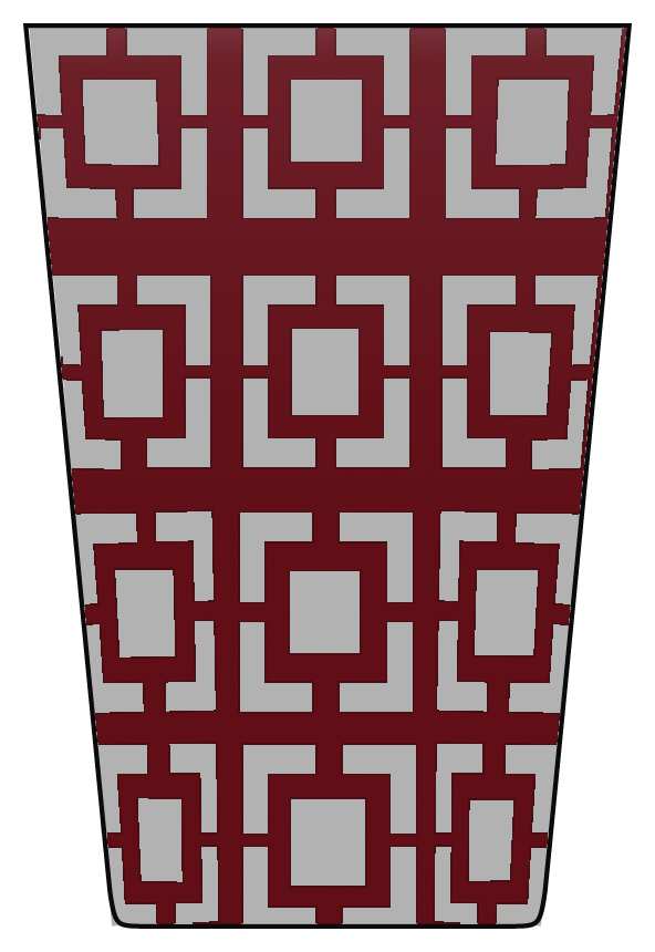 Mod Red Flat Tumbler by Artel-1