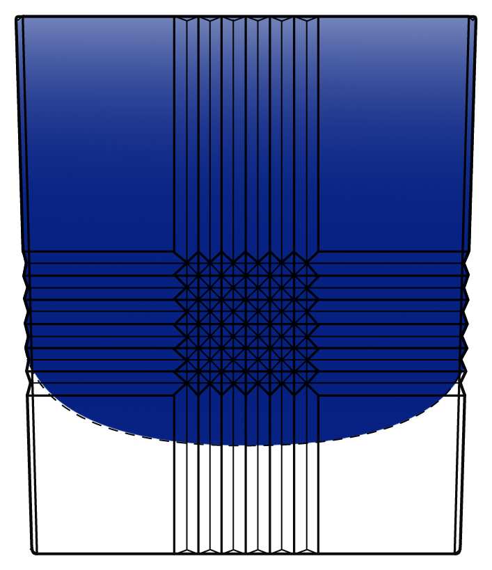 Viden Blue Double Old Fashioned by Artel-1