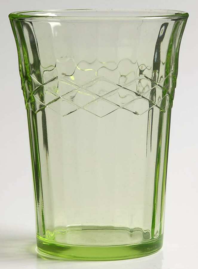 621 Green 8 Oz Flat Tumbler by Anchor Hocking-1