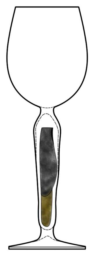 Captured Silverware White Wine by Anthropologie Glass-1