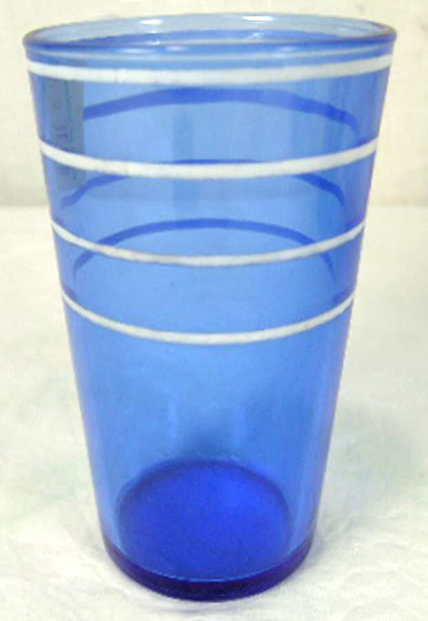 White Rings Highball Glass by Hazel-Atlas-1