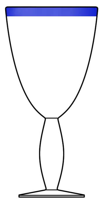 Festival Cobalt Blue Water Goblet by Artland-1
