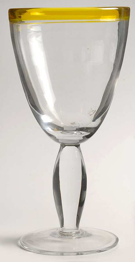 Festival Sunflower Yellow Water Goblet by Artland-1
