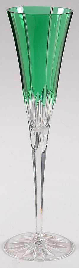 Castille Albinka Emerald Green Fluted Champagne by Ajka-1
