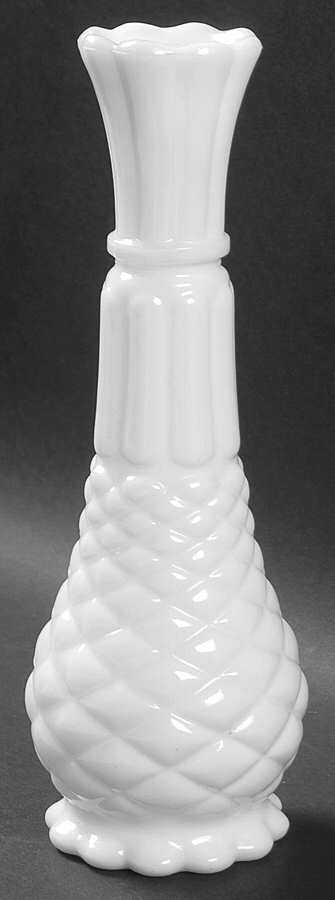 Colonial Diamond 9" Bud Vase by Anchor Hocking-1