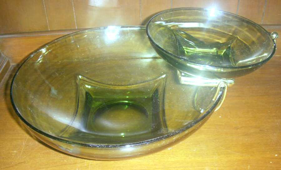 Colony Green Chip & Dip Set by Hazel-Atlas-1