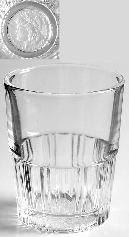 U.S. Coin (Newer) 8 Oz Flat Tumbler by Aa Importing Glass-1