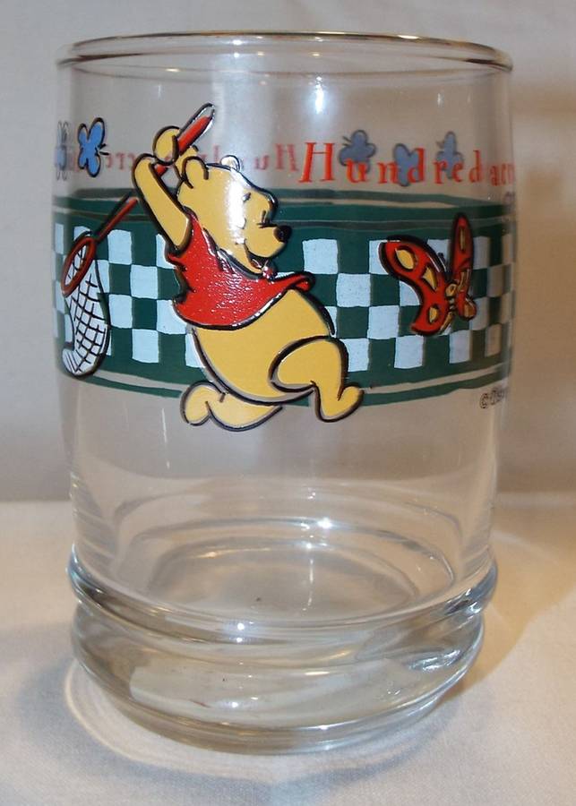 Winnie the Pooh Flat Tumbler by Anchor Hocking-1