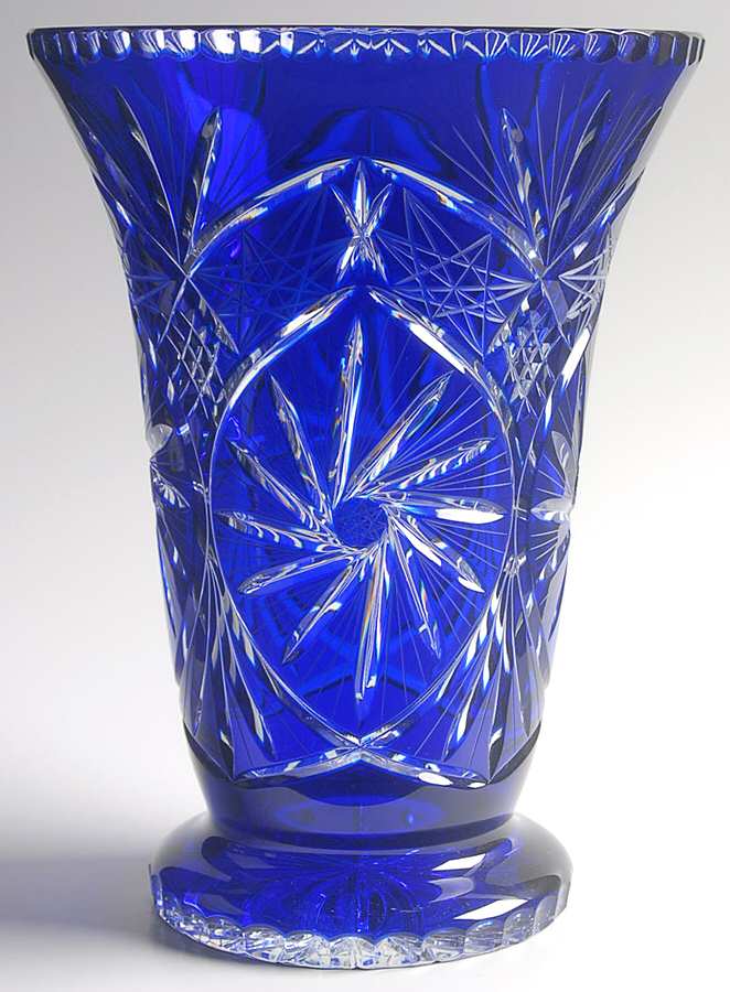 Williamsburg Blue 11" Flared Vase by Avitra-1