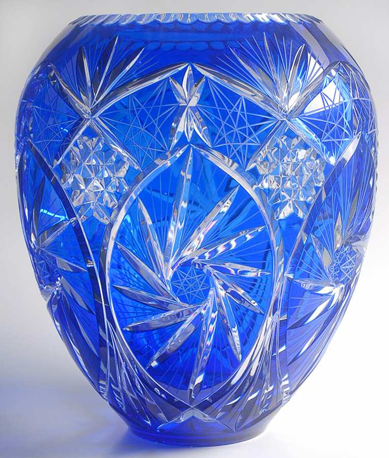 Williamsburg Blue 11" Flower Vase by Avitra-1