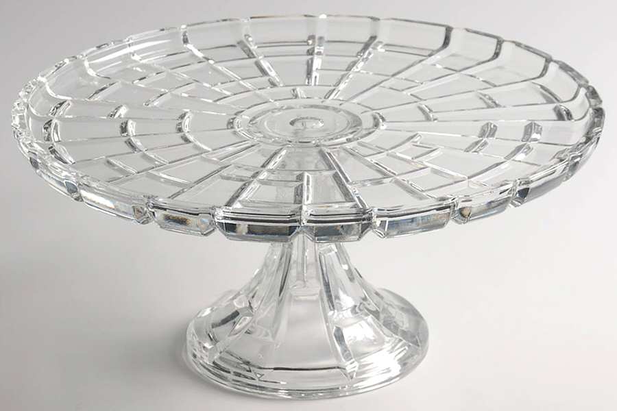 Giftware 11" Diameter Pedestal Cake Stand No Dome by Avitra-1