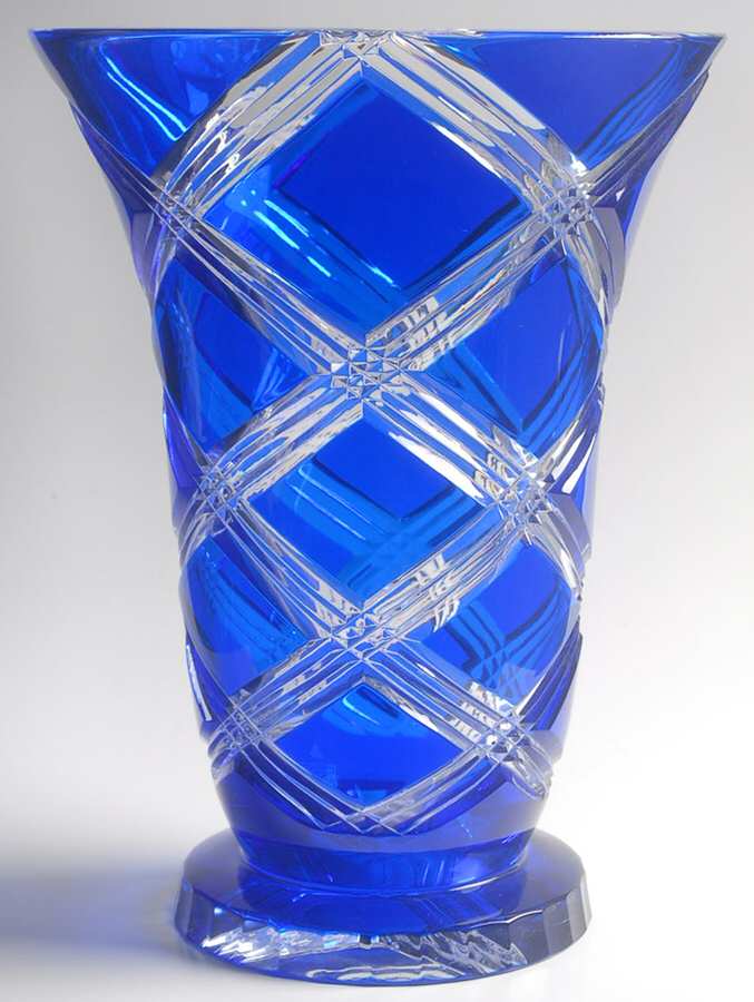 Scotland Blue 12" Flared Vase by Avitra-1