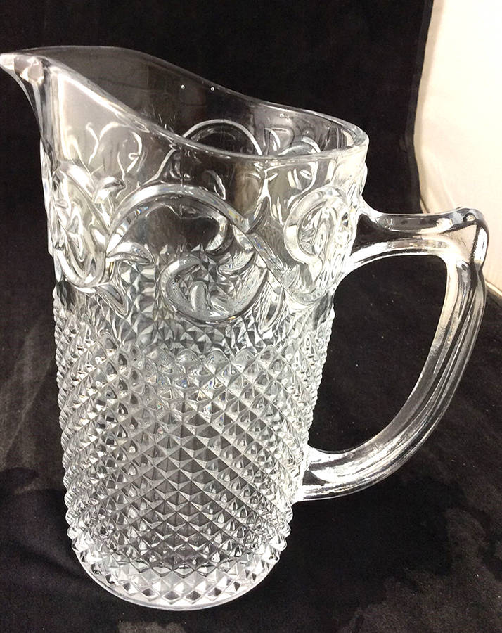 Press Fence Large Pitcher by Antonio-Garcia Glass-1
