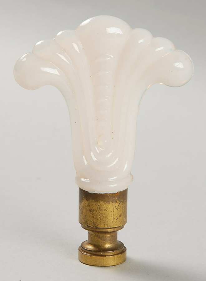 Aladdin Lamps 1/4" Thread Alacite Moonsheaf Finial by Aladdin Lamp-1