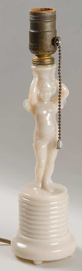 Aladdin Lamps G46 Ivory Mother of Pearl Boudoir Lamp-Base by Aladdin Lamp-1