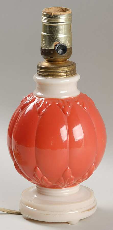 Aladdin Lamps G44 Red Illuminated Boudoir Lamp-Base by Aladdin Lamp-1