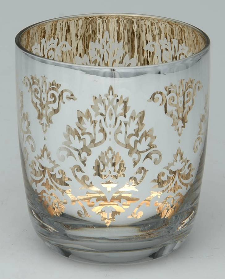 Brocade Silver Double Old Fashioned by Artland-1