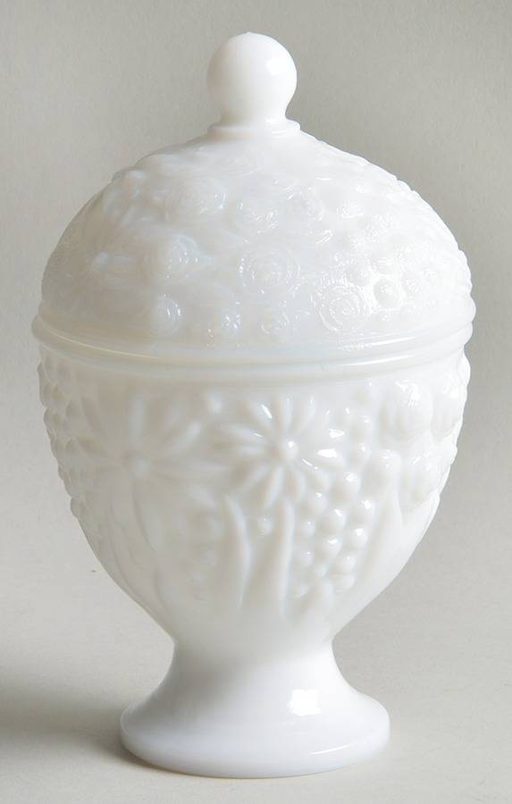 AVC7 Footed Candy Dish & Lid by Avon-1
