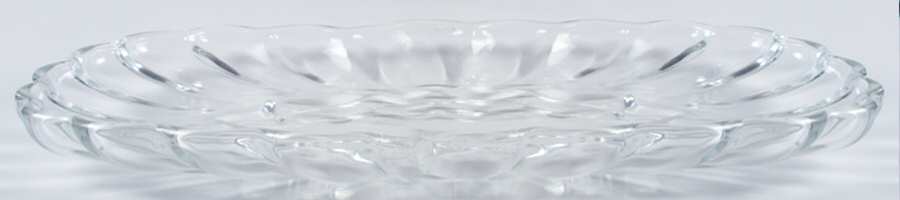 Classic Clear Snack Plate No Cup by Anchor Hocking-1