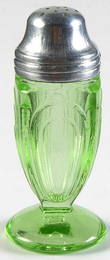 50R3506 Green Footed Shaker & Metal Lid by Hazel-Atlas-1