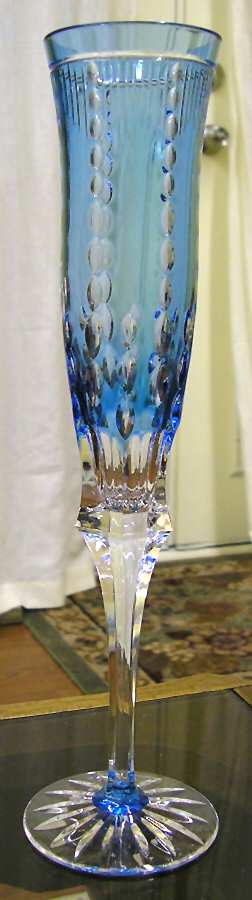 AJC26 Light Blue Fluted Champagne by Ajka-1