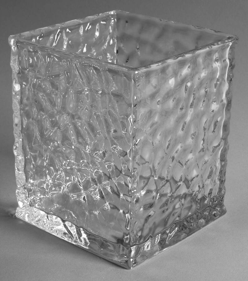 Venetian Hammered Glass Section for 5pc Buffet Flatware Caddy Set by Antonio-Garcia Glass-1