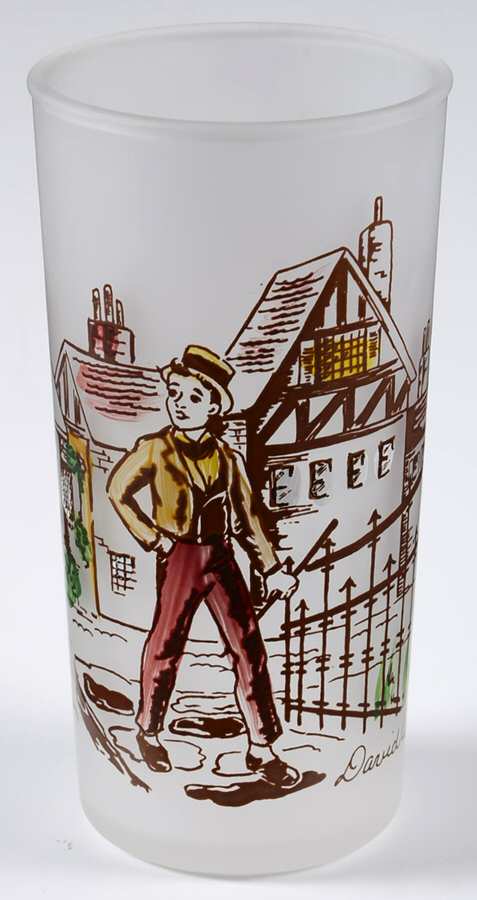 Charles Dickens Characters Flat Tumbler by Hazel-Atlas-1