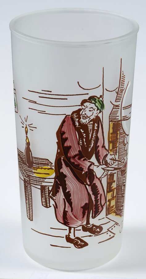 Charles Dickens Characters Flat Tumbler by Hazel-Atlas-1