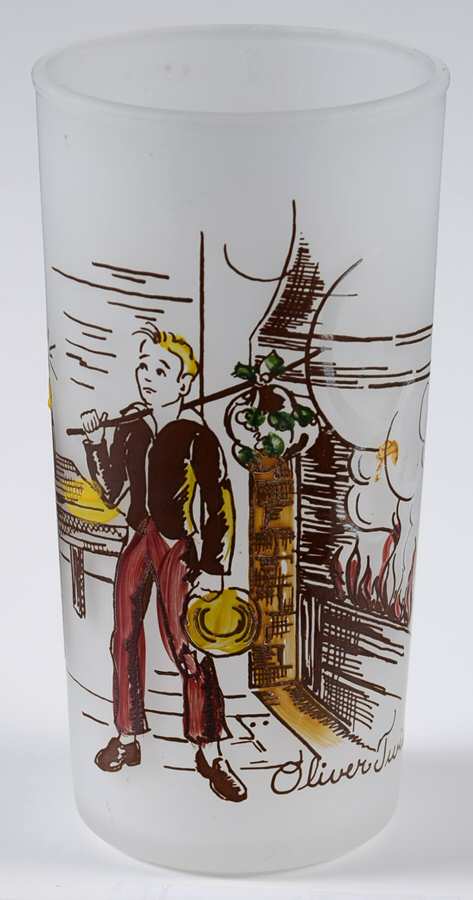 Charles Dickens Characters Flat Tumbler by Hazel-Atlas-1