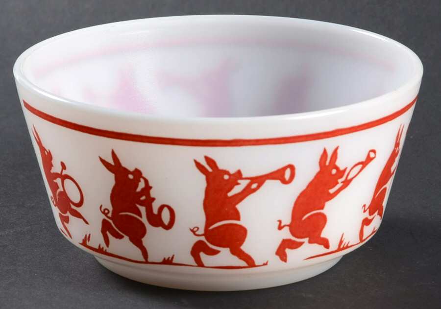 Musical Pigs Child's Bowl by Hazel-Atlas-1