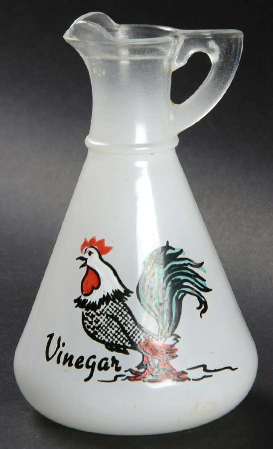 Satin Roosters Vinegar No Stopper by Hazel-Atlas-1