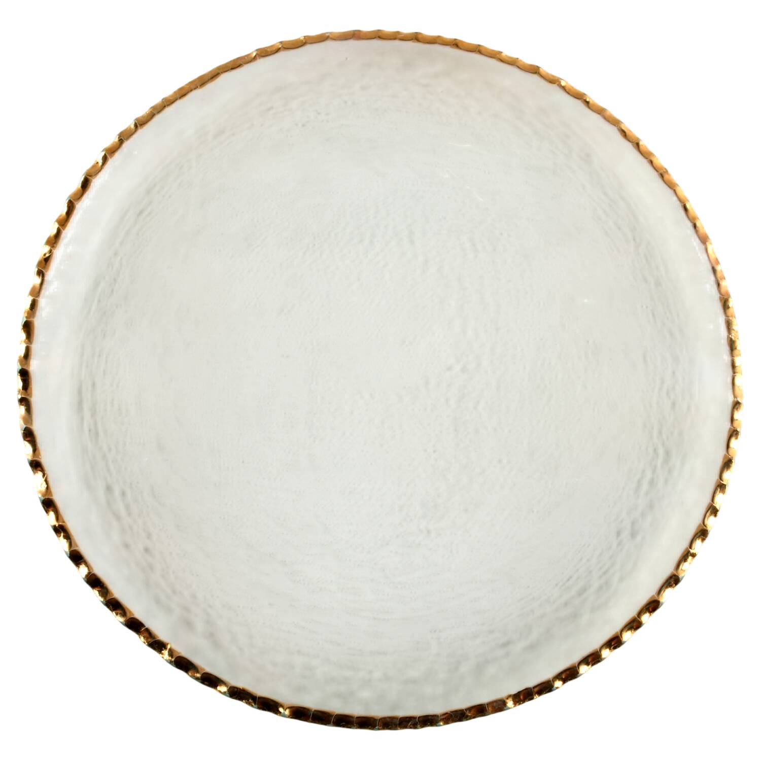 Edgey Gold Service Plate by Annieglass-1