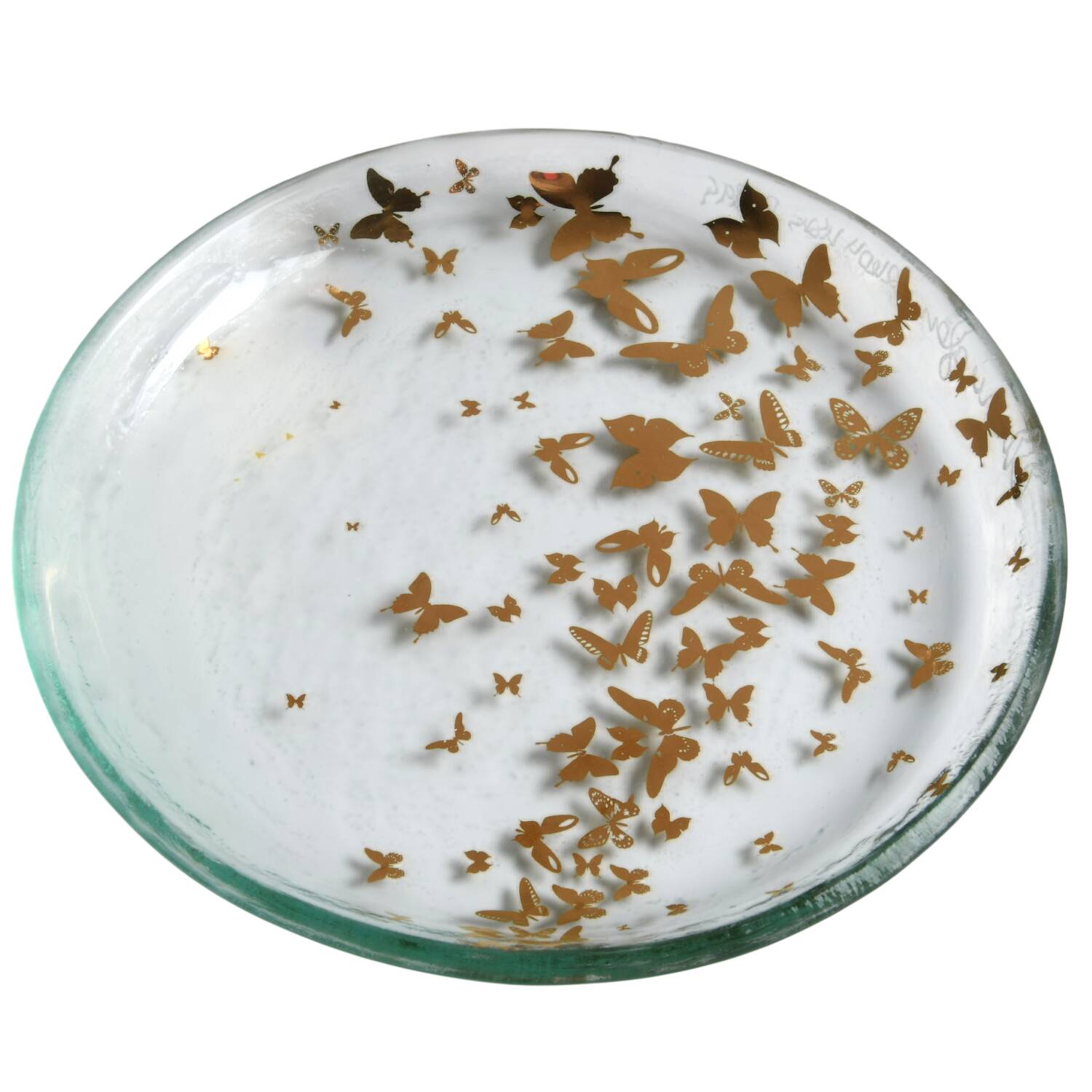 Monarch Butterfly Appetizer Plate by Annieglass-1