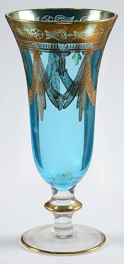 Medici Turquoise Fluted Champagne by Arte Italica-1