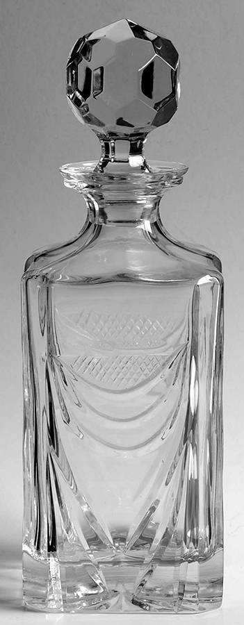 Gerard Square Decanter with Stopper by Artisanat de Lorraine-1